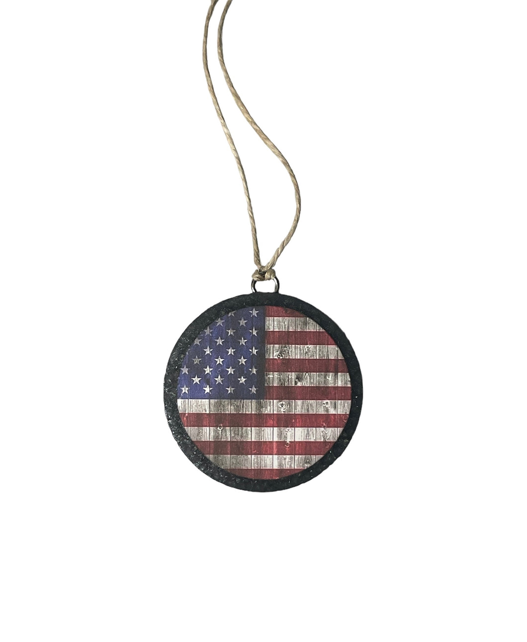 USA Vintage Flag Freshie