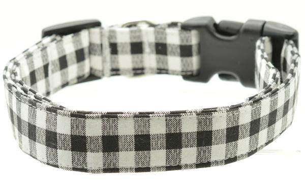 Black Gingham Dog Collar - Shop Sassy Dogs