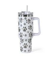 Load image into Gallery viewer, 40oz Paw Print Tumbler
