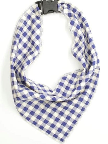 Blue Gingham Dog Bandana - Shop Sassy Dogs