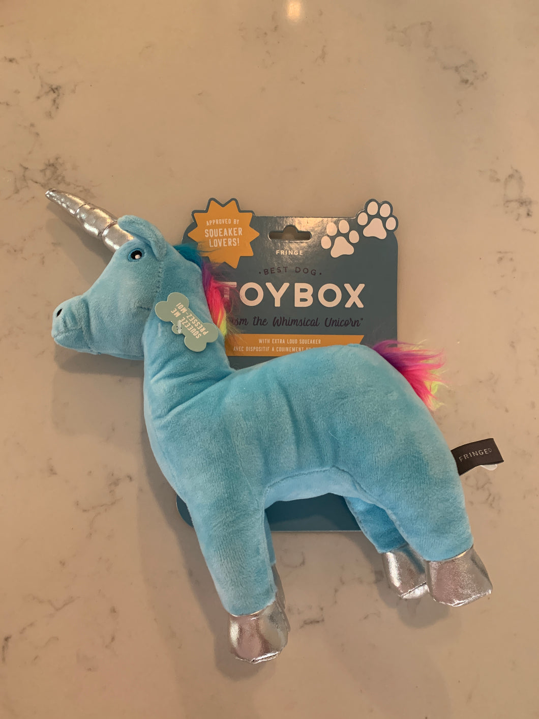 Rainbow Unicorn Dog Toy - Shop Sassy Dogs