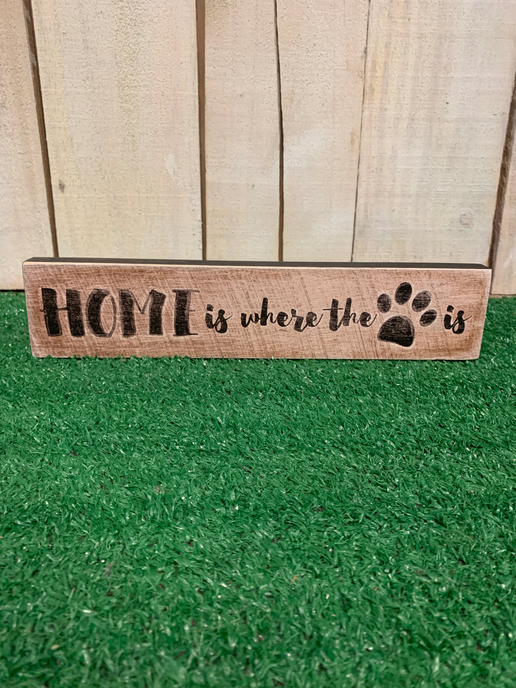 Home is Where The Paw is Wood Sign - Shop Sassy Dogs