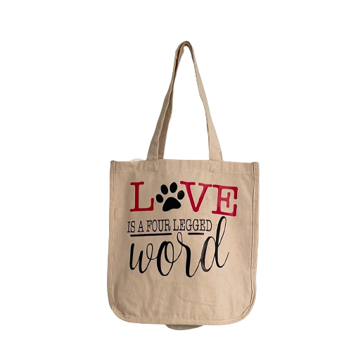 Love Canvas Bag - Sassy Dogs Boutique 