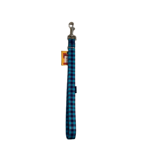 Blue Checkered Simply Southern Leash - Sassy Dogs Boutique 
